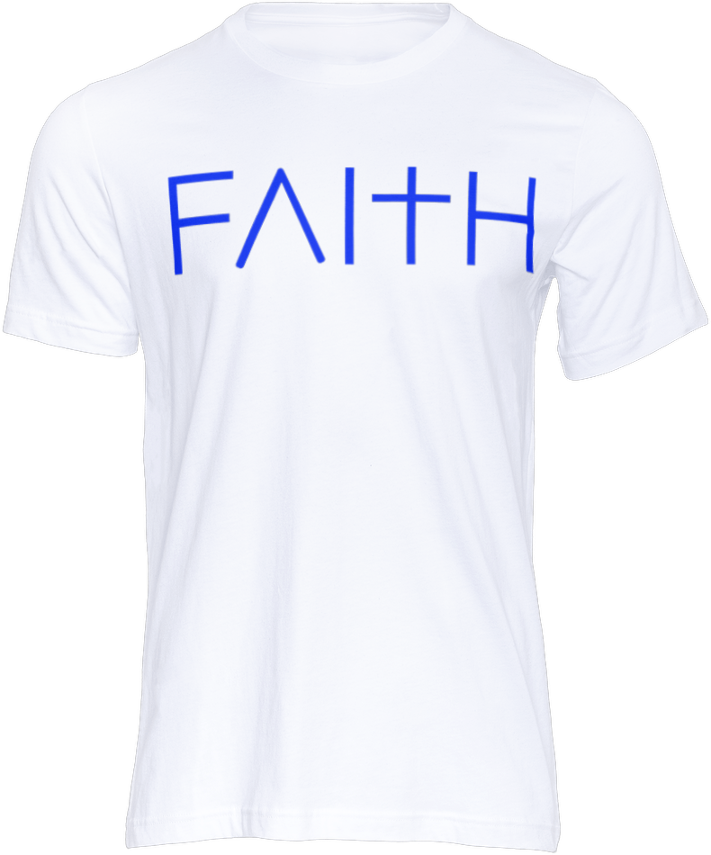 Royal w/ White FAITH