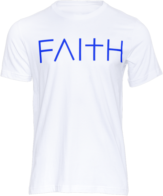Royal w/ White FAITH