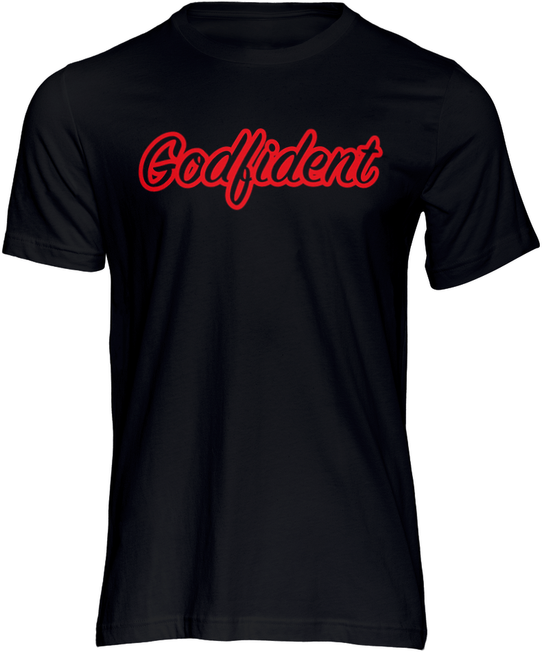 Godfident Signature - Black & Red or White Red SS