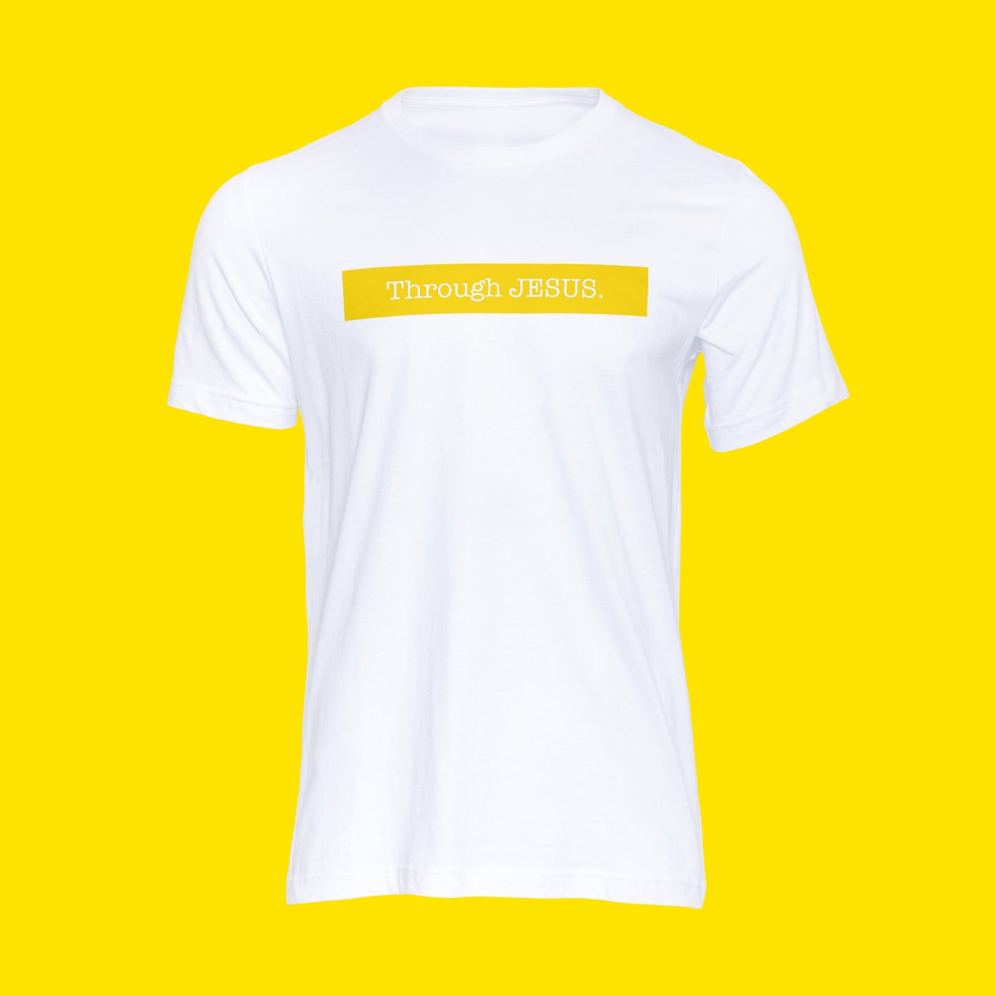 Through JESUS - YELLOW