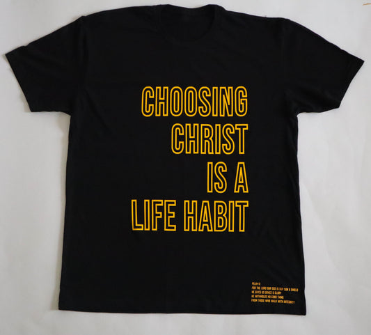 Life Habit Tee Black