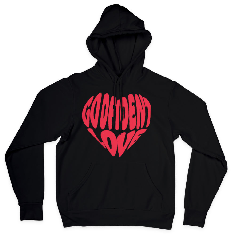 A GODFIDENT LOVE HOODIE