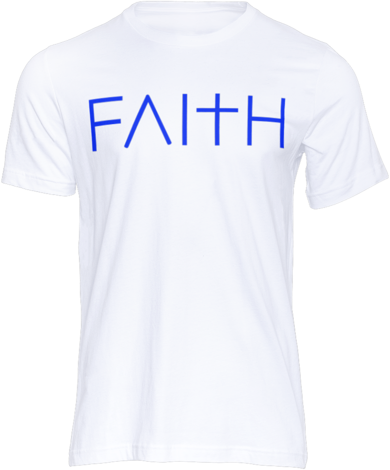 Navy & White FAITH