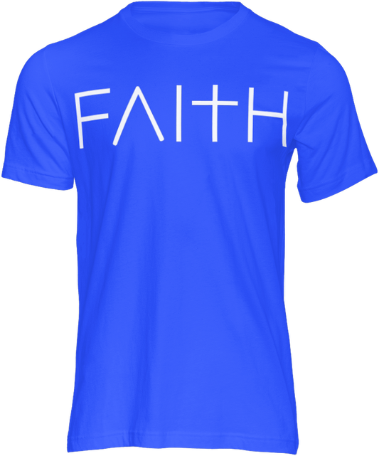 Royal w/ White  FAITH