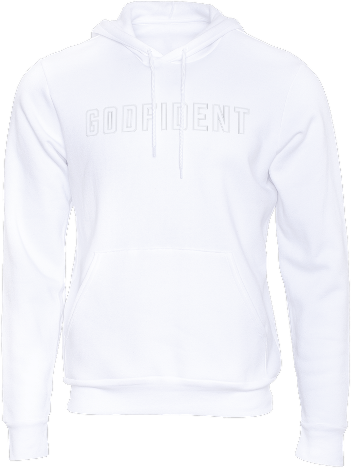 Godfident Hoodie Sweatshirt Black/Black or White/WhIte