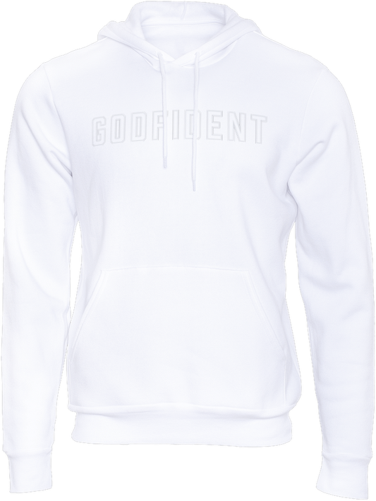 Godfident Hoodie Sweatshirt Black/Black or White/WhIte